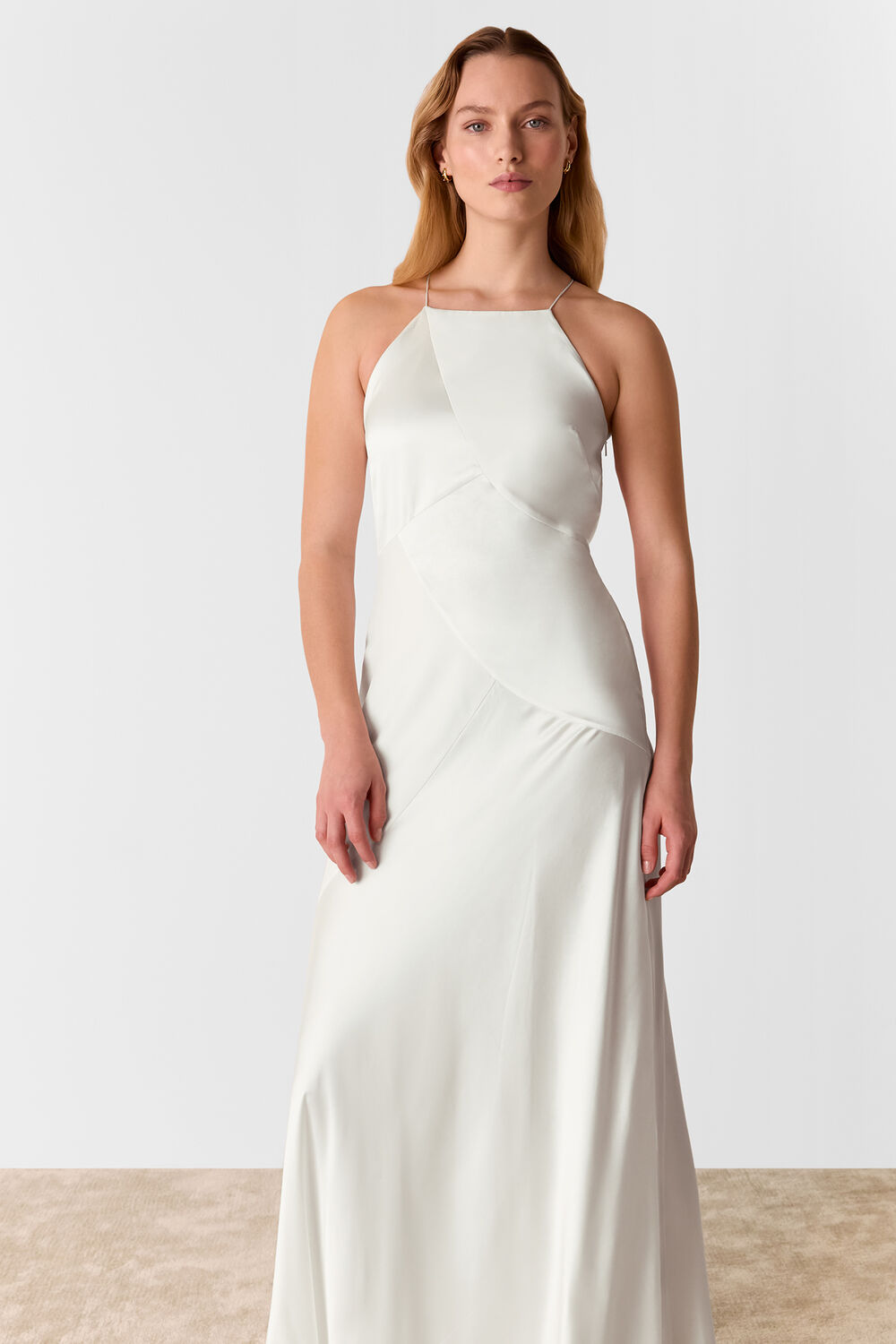 Ivory Eileen Silk Wedding Dress